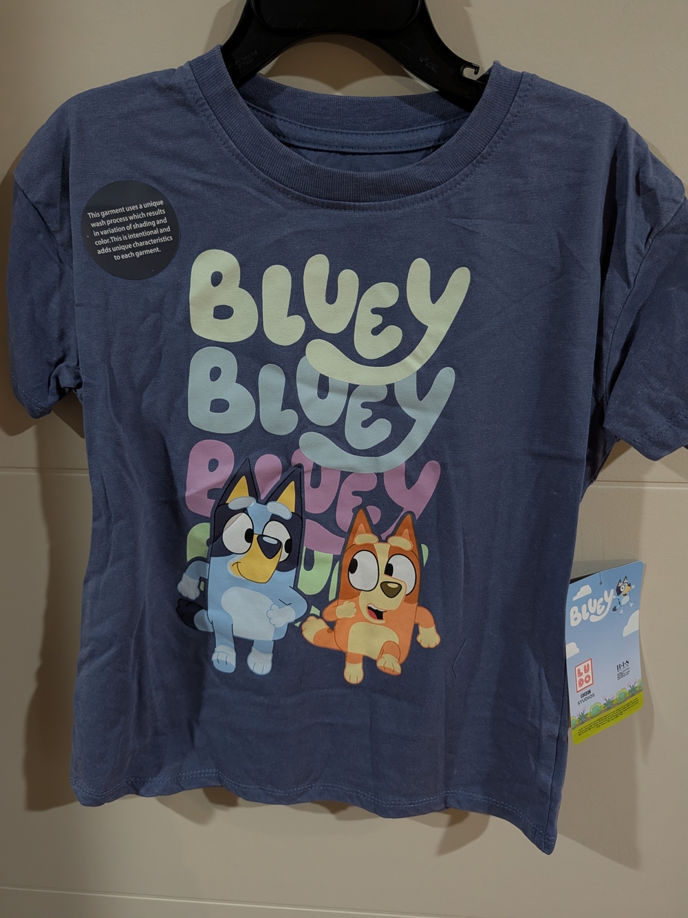 Bluey Kids Short-Sleeve Graphic Tee Shirt Size 5T NWT
